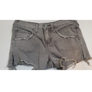 Free People Women’s Size 24 Cutoff Grunge Punk Witchy Whimsigoth Classic Shorts